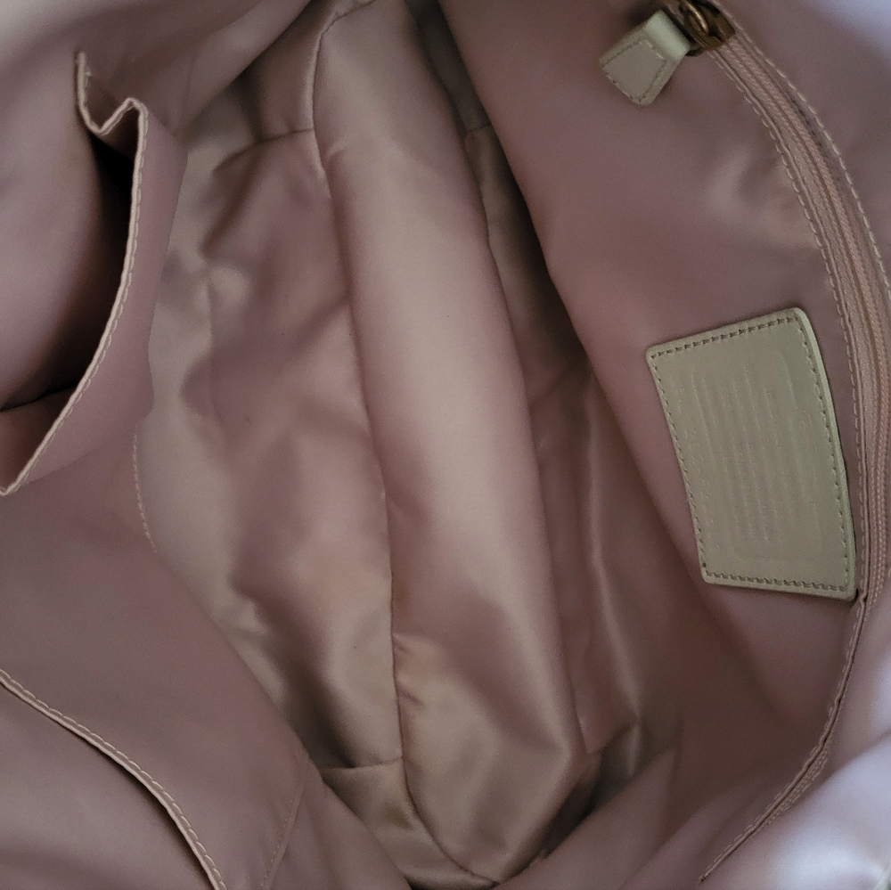 Coach Madison Sophia Satchel Bag in Perforated White/Bone Leather - Picture 8 of 9